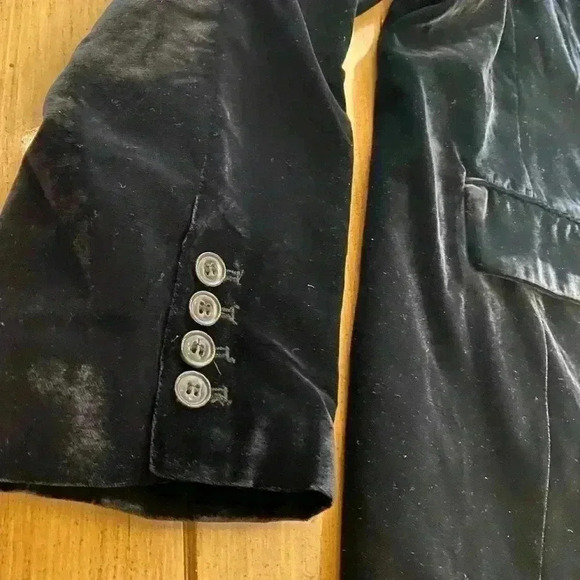 Lane Bryant women’s Velvet Black Blazer Pockets Relax Fit 22 - Picture 10 of 13